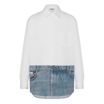 THE PRINTED COTTON POPLIN SHIRT